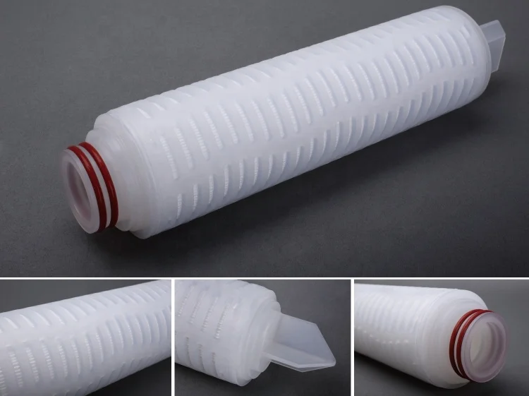 Liquid Filtration Element 0.1- 0.45 Micron PES Membrane Filter Cartridge with reinforced PP inner core