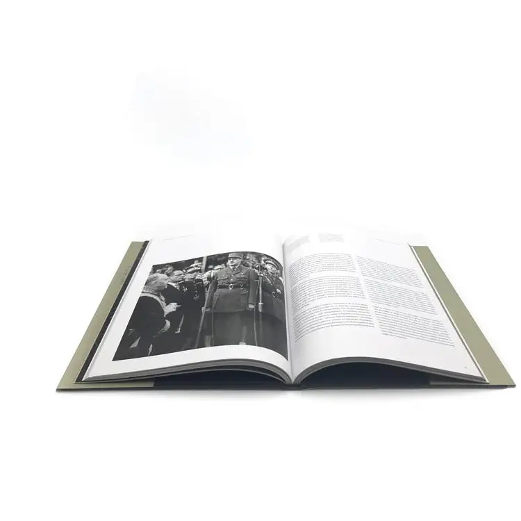 Пользовательские книги в твердом переплете Печать Простой роскошный бренд коробка книга для украшения энциклопедия Флексография журнальный столик печатная