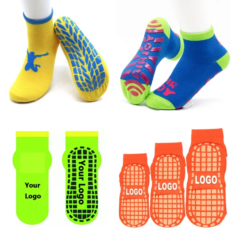 Customized Grip Safety Trampoline Socks