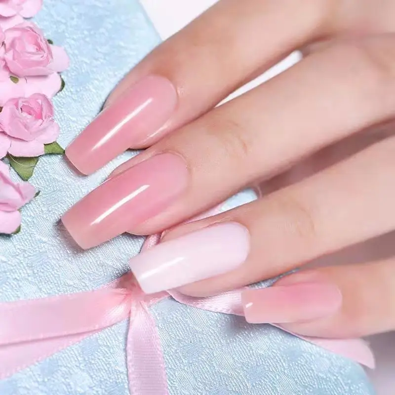 Gs-1 New Arrival Free Samples Custom Quick Lamp Jelly Gel 30ml Nails Polish Extension Full Beauty Acrylic Nail Set Poly Gel Set