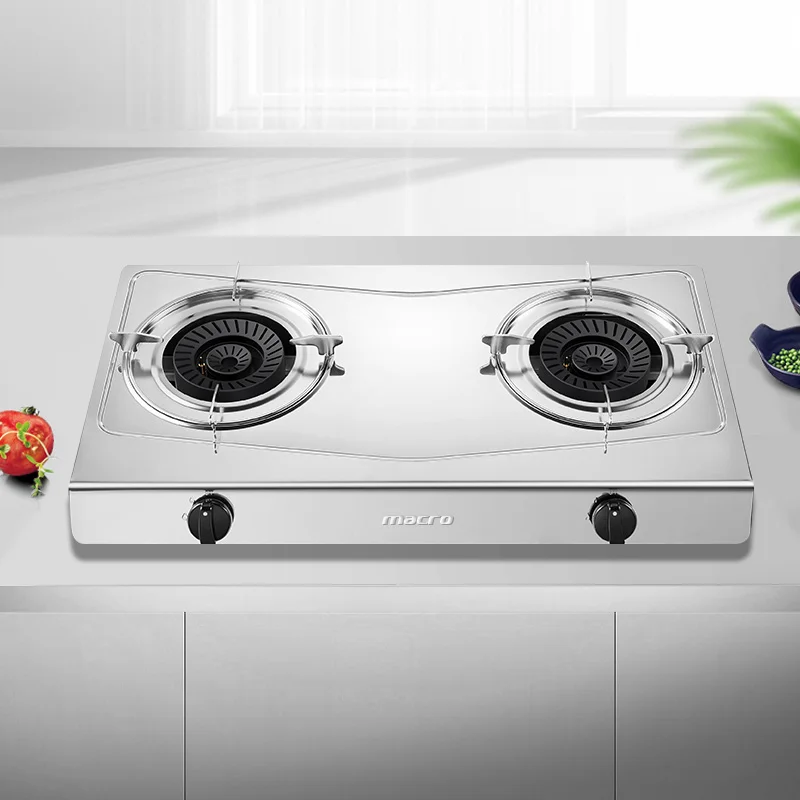 Professional Supplier 2 burners gas stove to kitchen application prices in saudi arabia