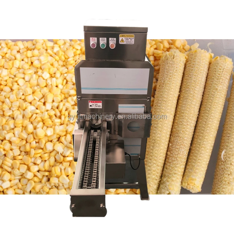 Hydraulic fresh corn seed removing machine sweet corn removing peeling machines