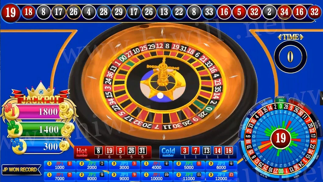 High Quality 3 Player Super Mega Ball Roulette Machine Wall Electronic Roulette Slot Machine Factory Price for sale