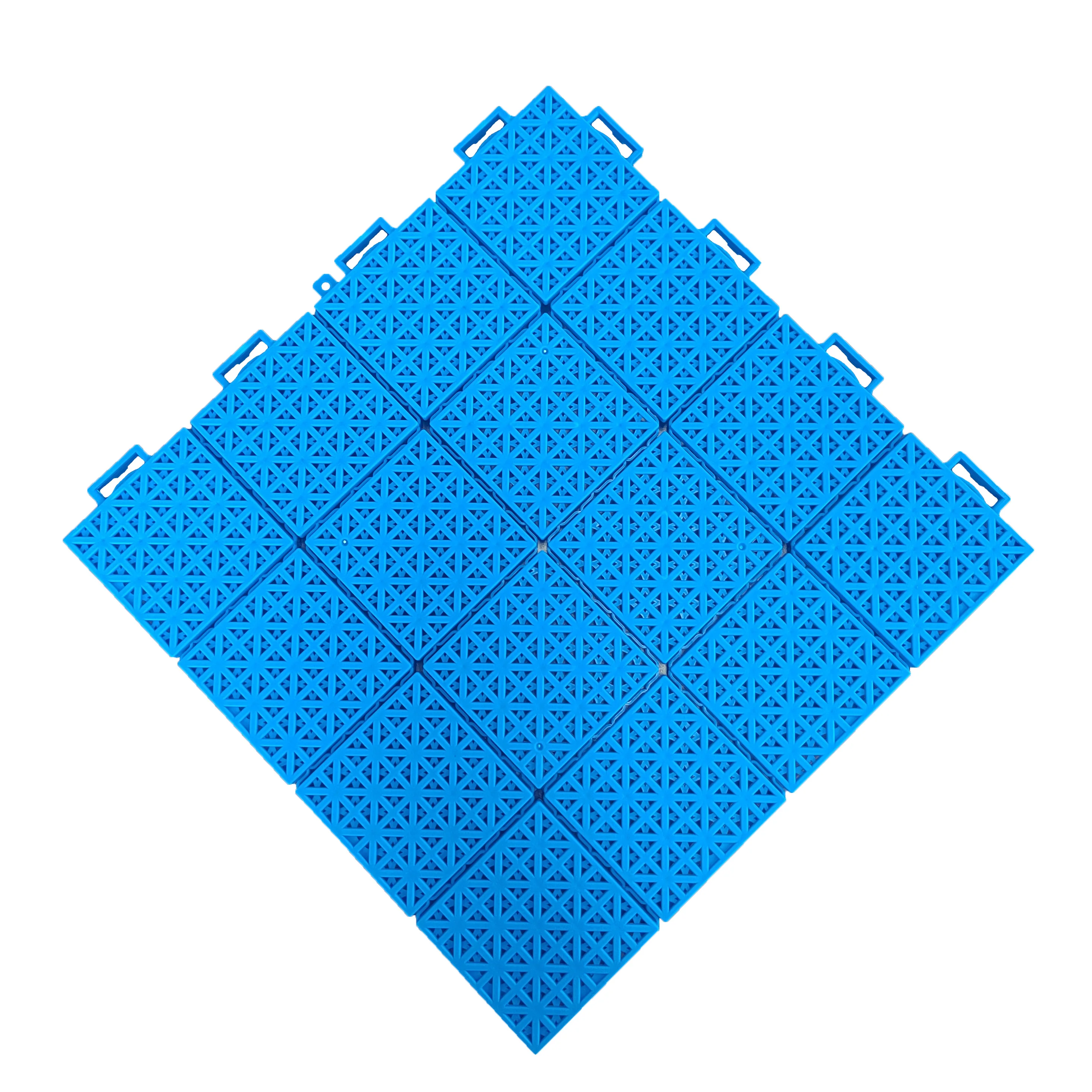 Профессиональный открытый баскетбольный корт пиклбол PP соединяющиеся плитки пиклбол Спортивное напольное покрытие