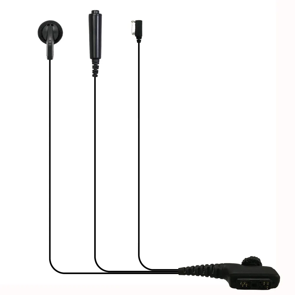 Reference HR8151AA 3-wire surveillance earpiece with transparent acoustic sound tube for EADS THR9 THR9i THR9+ THR8 TH1N THR880i