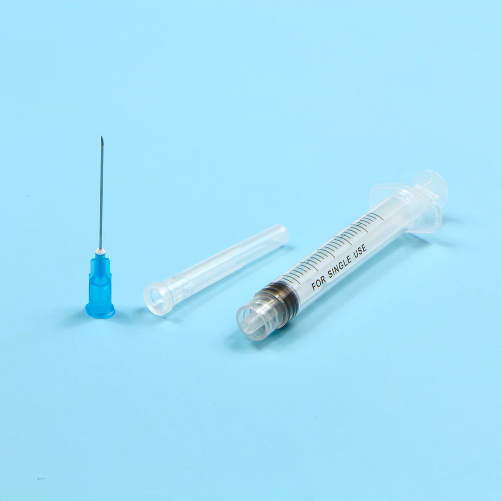 Sterile Medical Disposable Plastic Safety Vaccine Luer Lock And Luer Slip Syringes With Needle