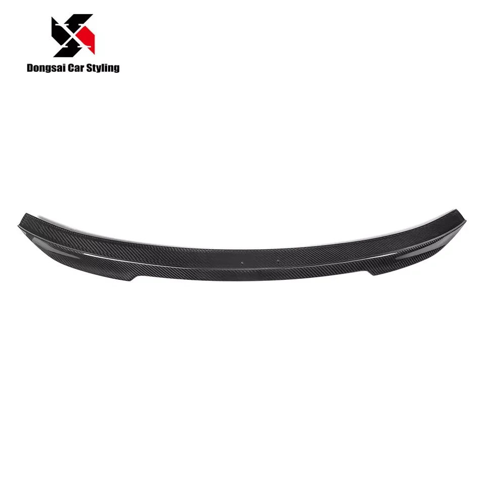 CS Type Dry Carbon Fiber Rear Trunk Lip Tail Wing Spoiler Ducktail for BMW 2 Series F22 235i 240i F87 M2 Competition