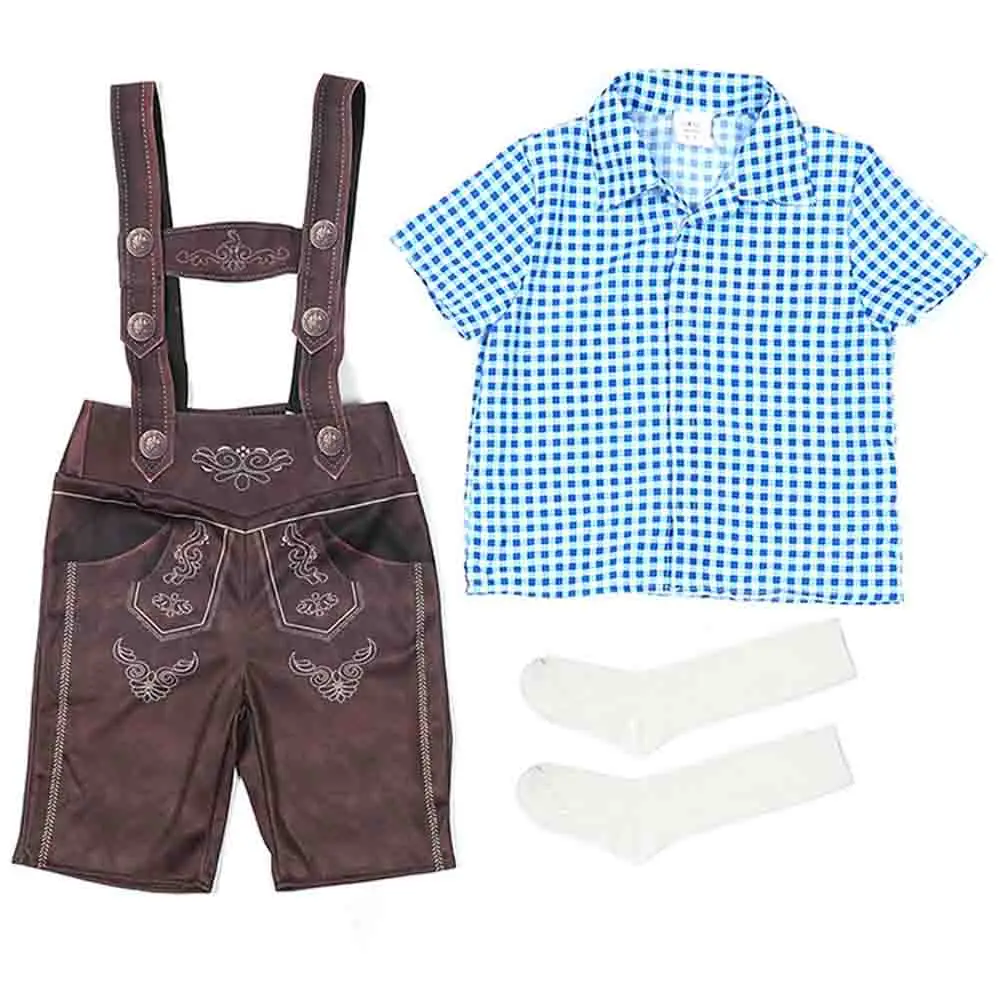 German Halloween Party Overall Bavarian Traditional Festival Men Oktoberfest Costume