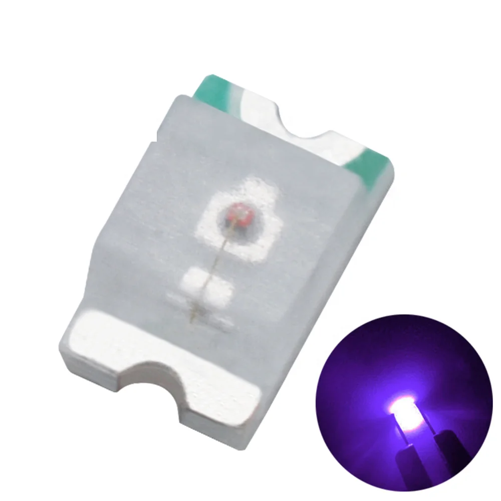  Czinelight оптовая СИД Smd 0603 Фиолетовый УФ-лампа Led светодиод 1608 Uv 395 405 365nm 1 год 0 06 W 50000 INGAN
