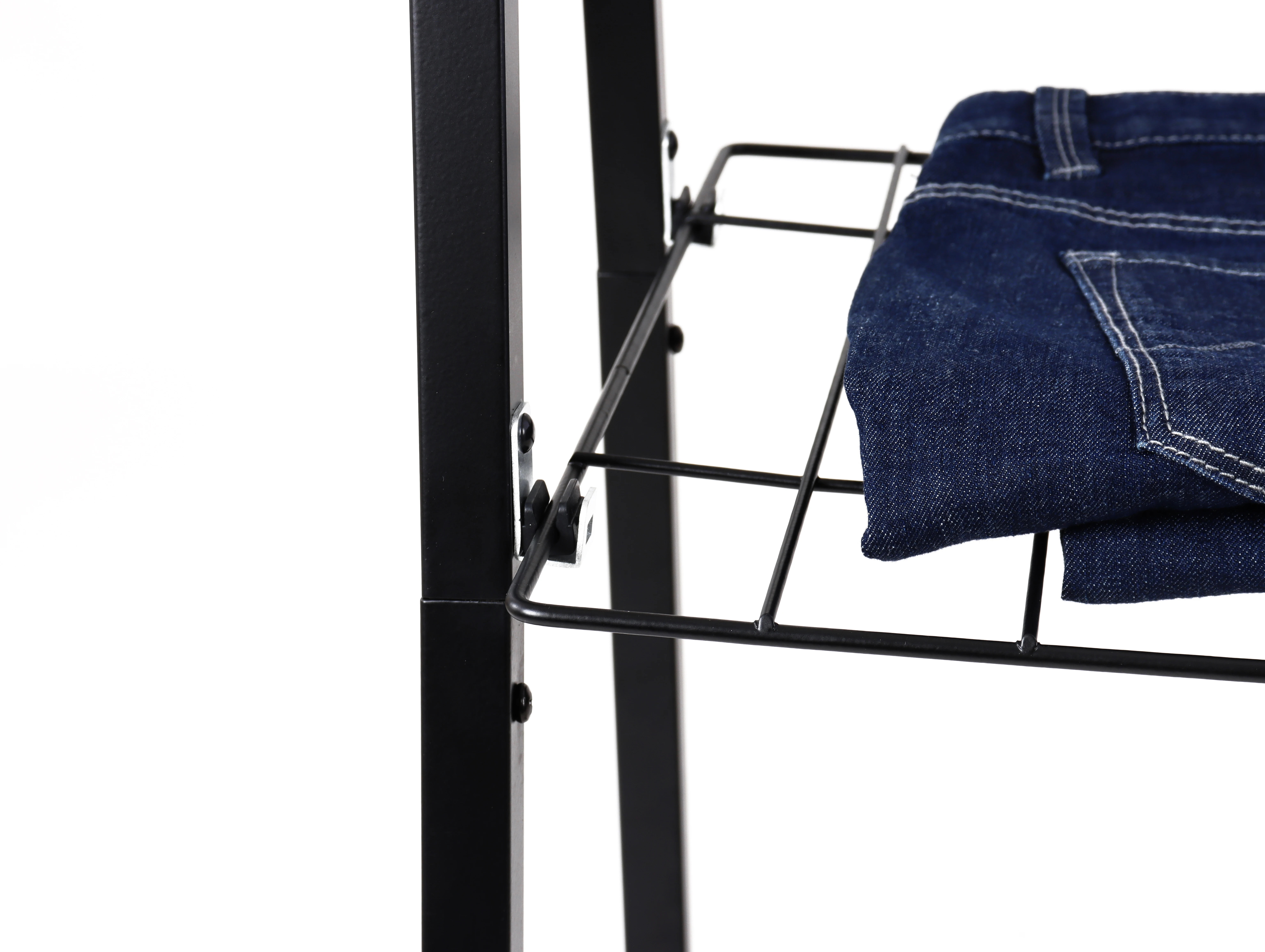 Heavy Duty Garment Storage Display For Shops With 2 Layers Shelf Buy Clothing Racks Garment Rack