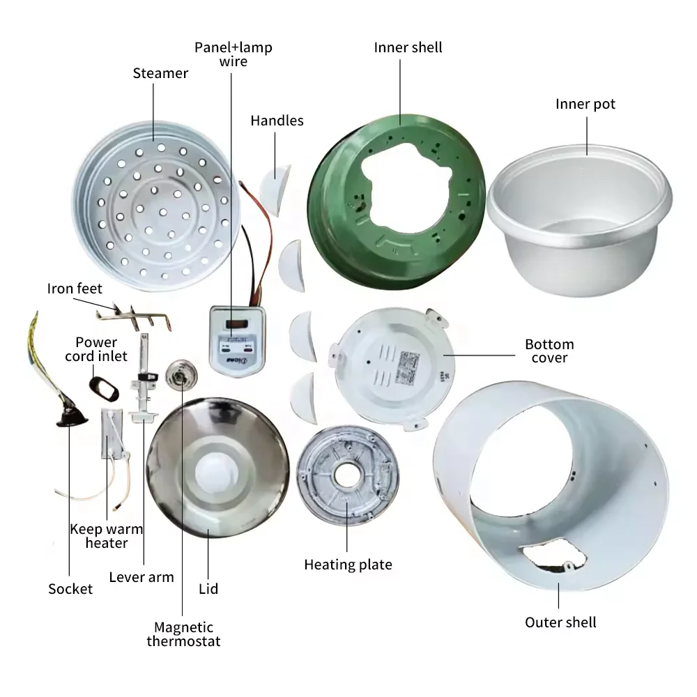 Wholesale appliance SKD CKD Drum Rice Cooker COLORFUL RICE COOKER Factory Price Luxury Electric Rice Cooker