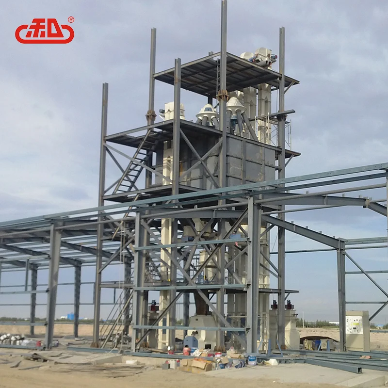 Automatic pellet feed production line 10 ton per hour animal feed plant with silo