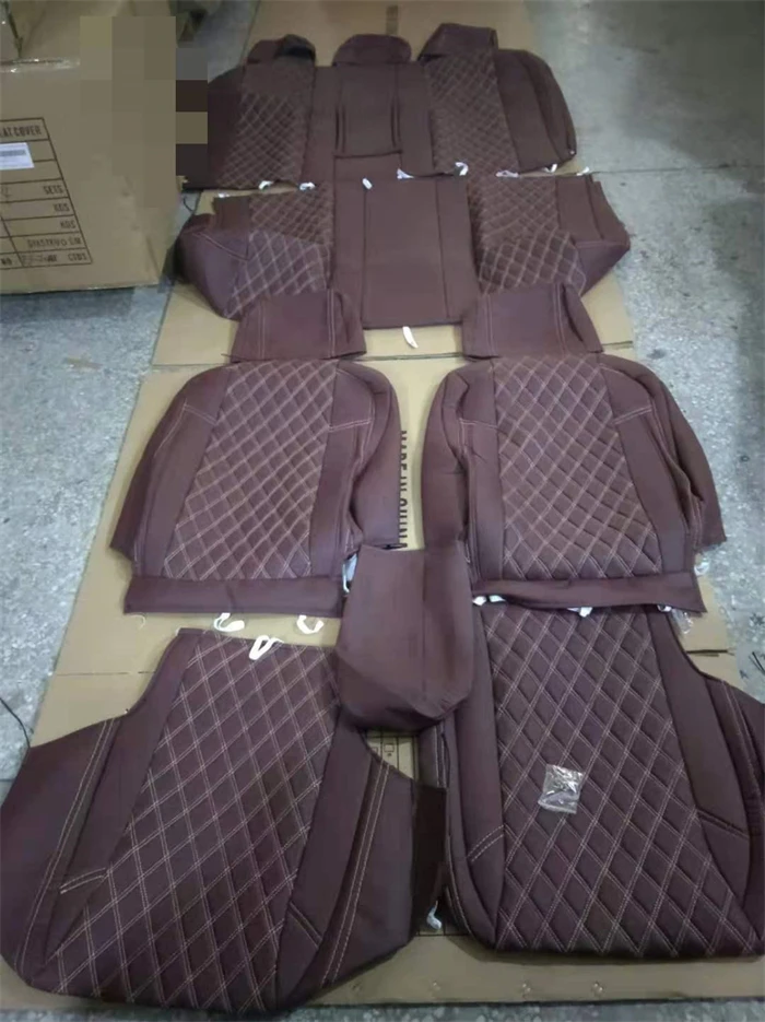 Seat Protector Car Interior Accessories Custom Fit Universal Customized Five And Seven Seats Leather Velvet Car Seat Covers