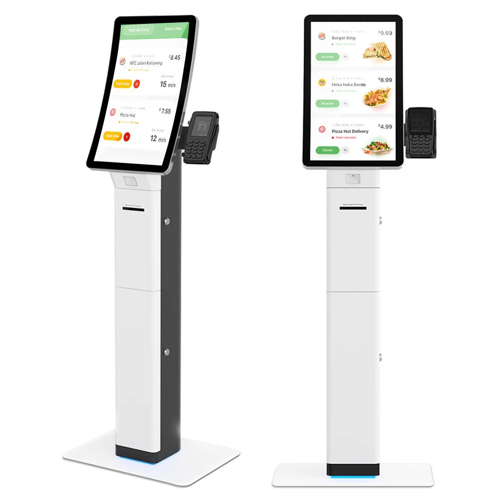 Usingwin 23.6' Smart Restaurant Order POS Payment Terminal kiosk Self Service Touch Screen