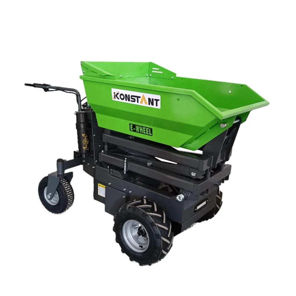 KONSTANT High Tip Track Dumper 500kg Rubber Self-Loading Mini Hydraulic Loader with 4x2 Wheel Drive New Condition Hot Sale