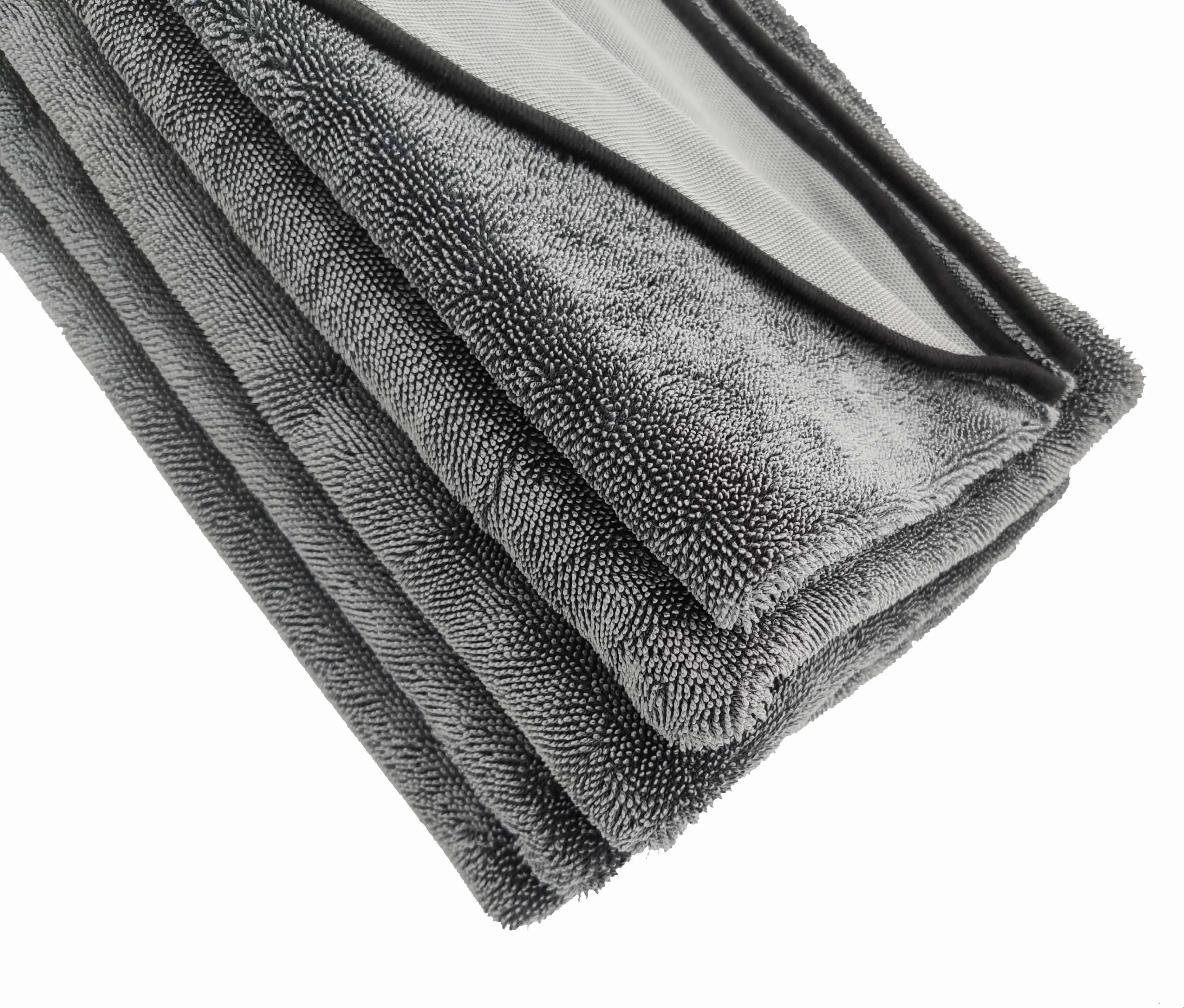 Quality Microfiber Twisted Loop Drying Car Towels Microfiber Quick Drying Super Absorbent Twisting Car Wash Towel