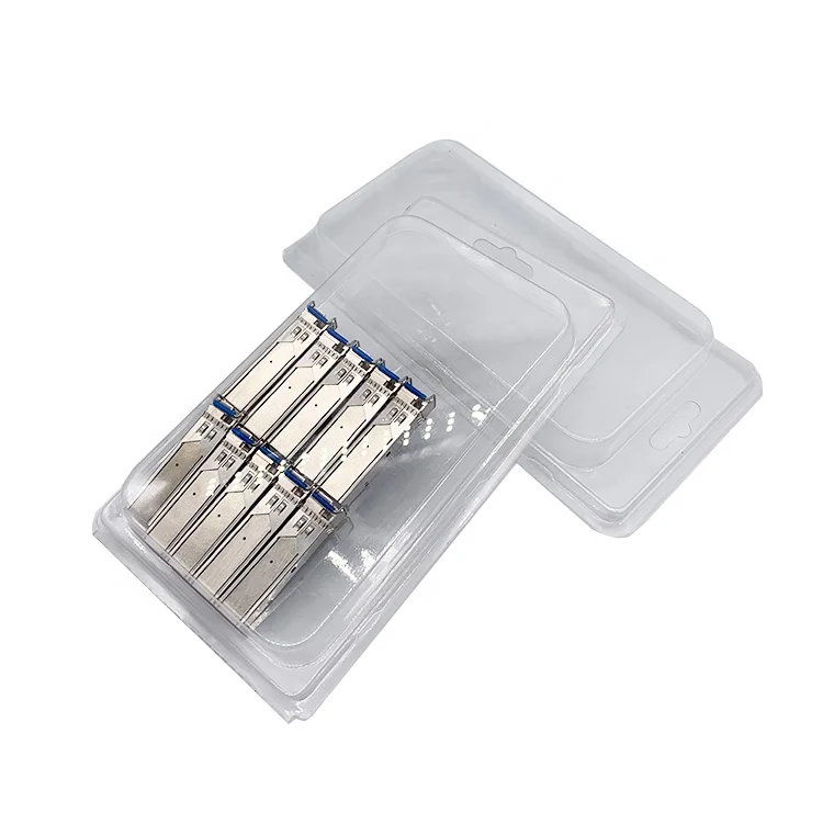 Recyclable PET PVC blister plastic clamshell packaging box