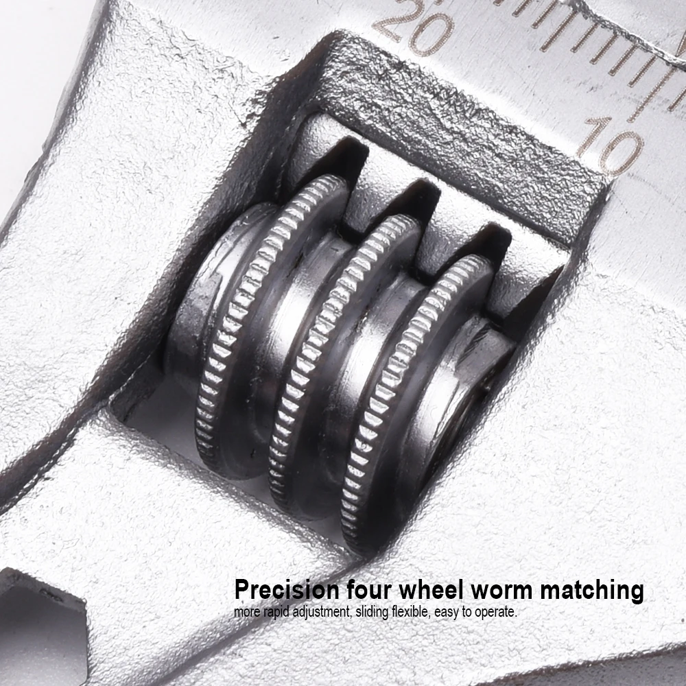 Harden professional auto repairing chrome vanadium 8' 10' 12' adjustable flexible square hole wrench set