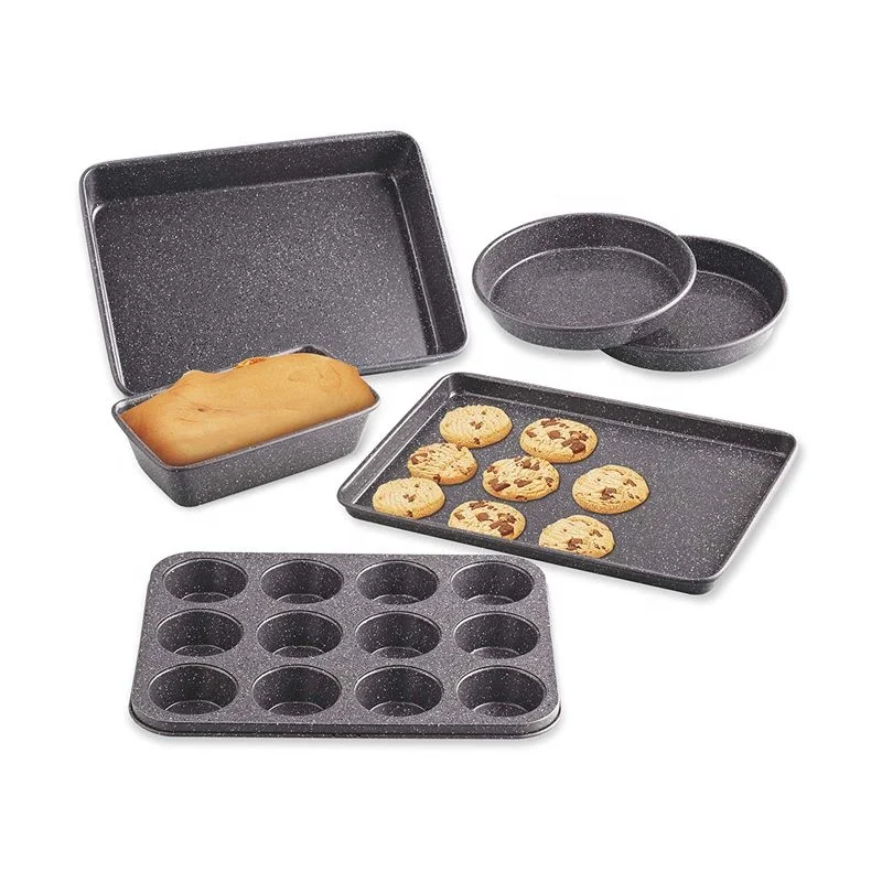 Лидер продаж на Amazon, наборы антипригарных жаропрочных изделий из углеродистой стали, 6 шт.