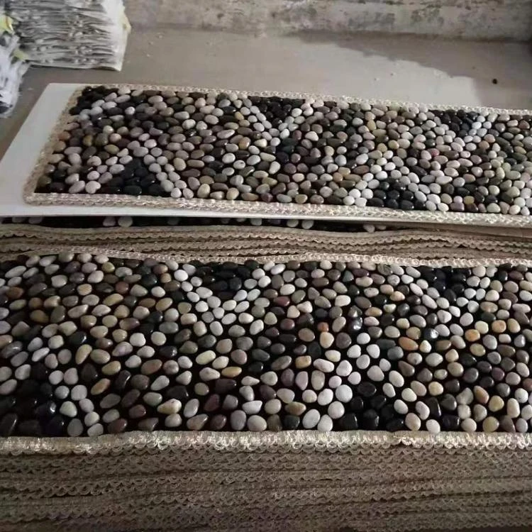 Натуральный Массажный коврик 40*150 мм здоровья речной камень пол носков с рисунком в виде следов дизайн