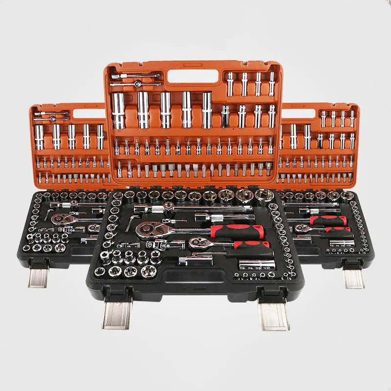 Auto repair tool socket combination auto repair 108 pieces hardware wrench socket tool set