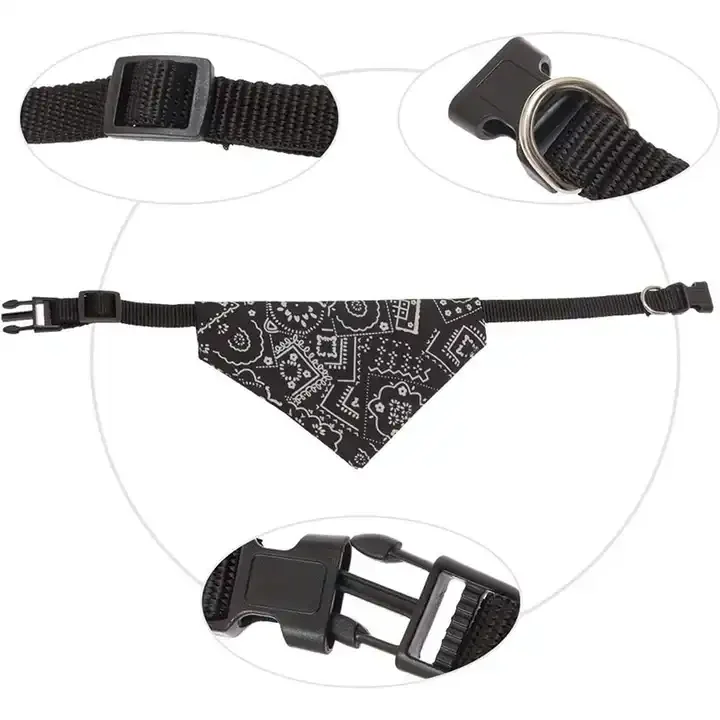 Adjustable Pet Dog Triangular Bandage Puppy Cat Scarf Bandana Collar Bibs Cat Neck Decor Dogs Cats Pets Accessories