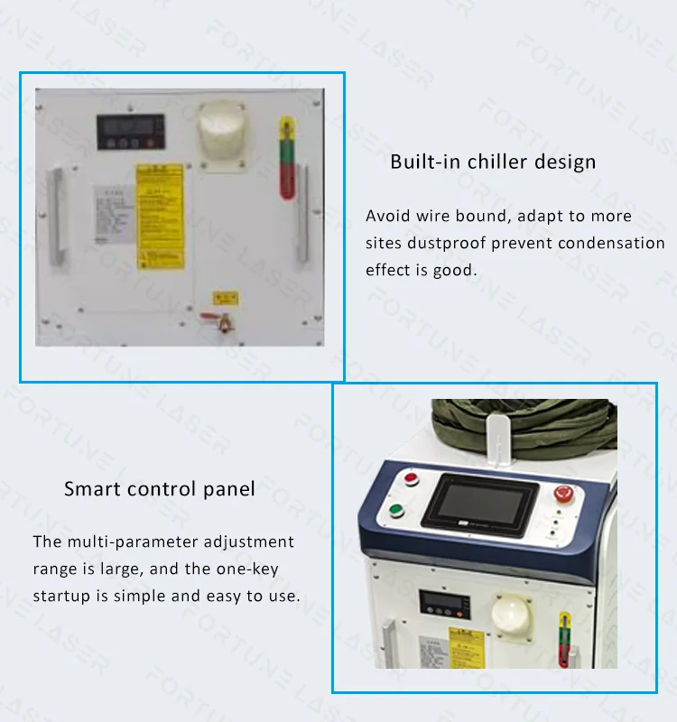 Fiber Laser Auto 4 in 1 Stainless Steel Handheld Laser Welding Machine Soldering Machine for Metal Welding