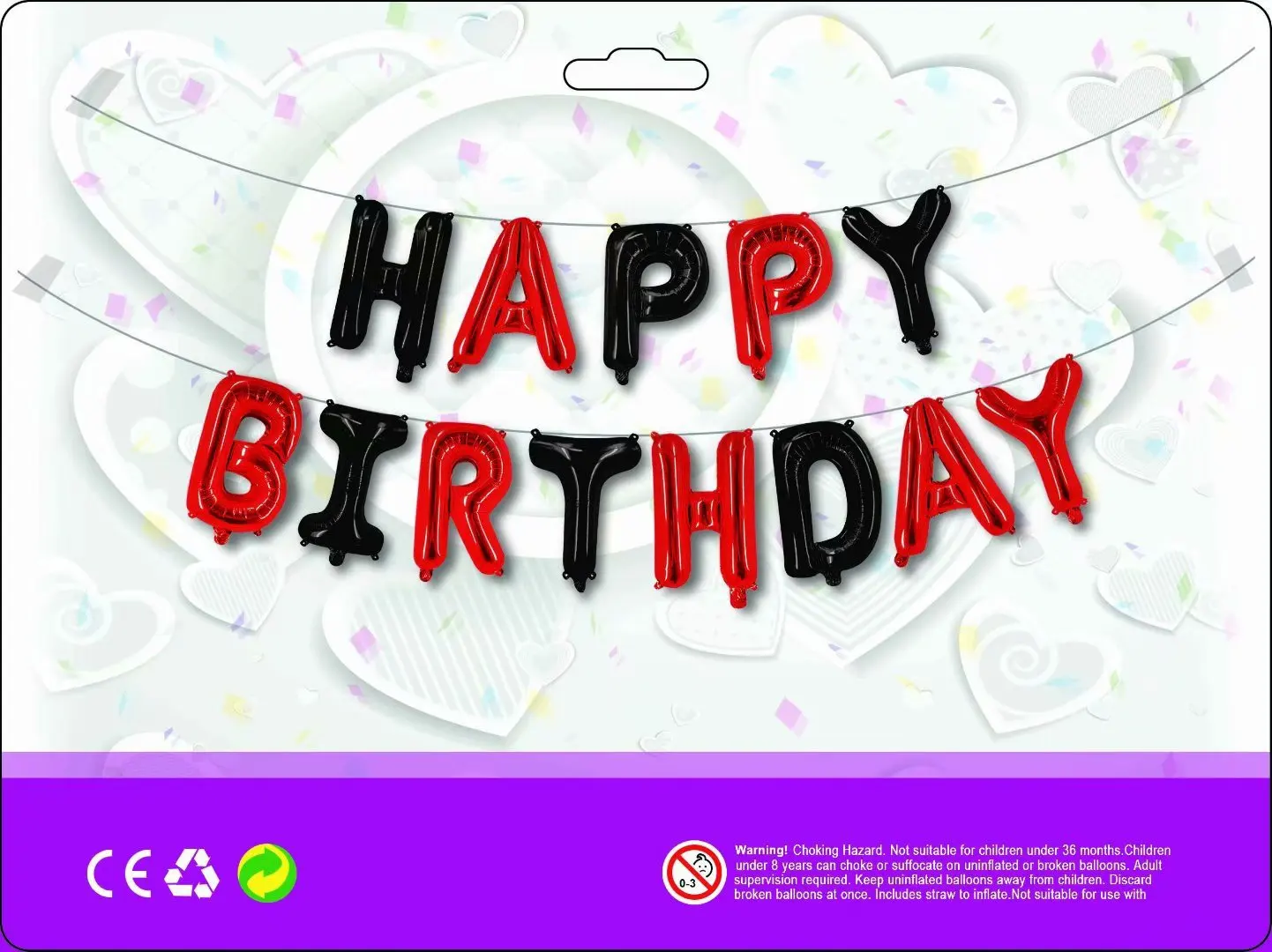 Фольгированные воздушные шары с надписью «HAPPY