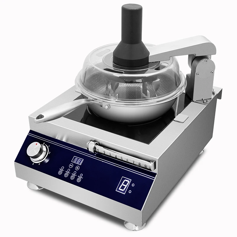 110V 220V Auto Wok Electric Machine  Restaurant AI Cooking Machine Ramen Automatic Stir-frier Kitchen Automation