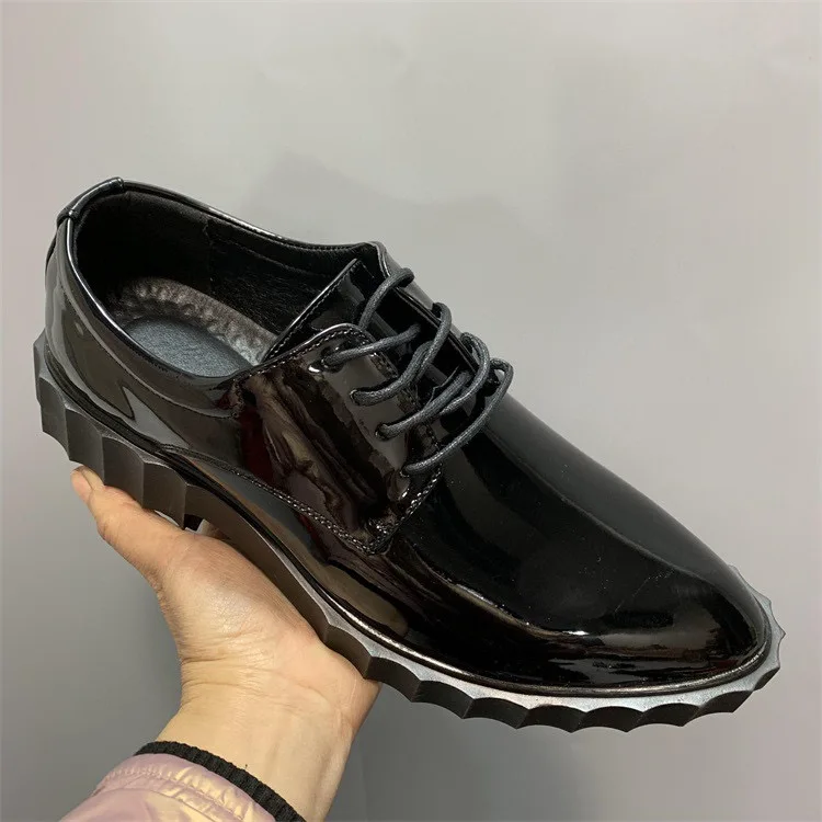XinlangUsed shoes factory wholesale leather dress shoes warm for men waterproof