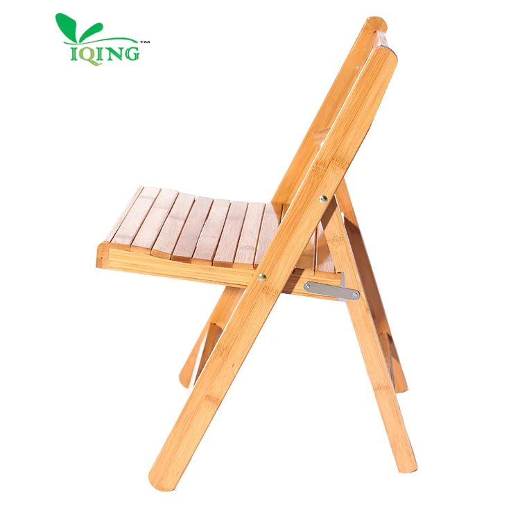 Factory direct cheap high quality portable bamboo and wood folding chair