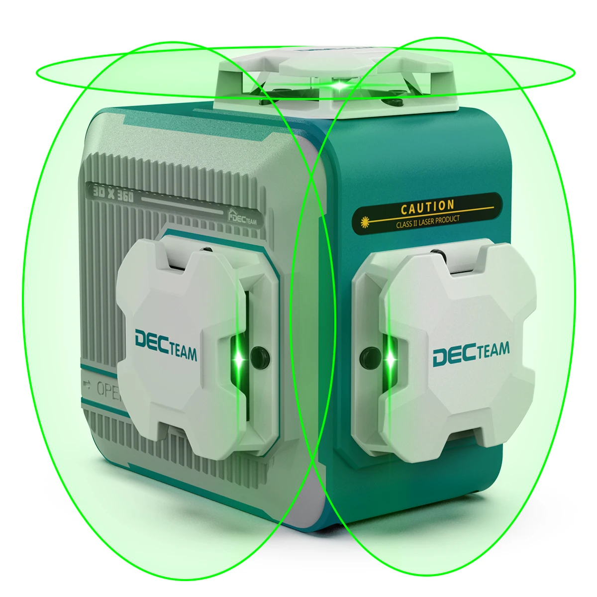 Mini Series M03CG 12 Lines Laser Levels Wall Mount 360 Rotary Green Beam With Separate Projection