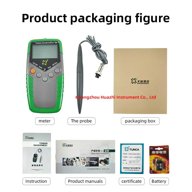 Tesla meter TD8620 Magnet surface tester magnetometer The surface of the magnet magnetic detection