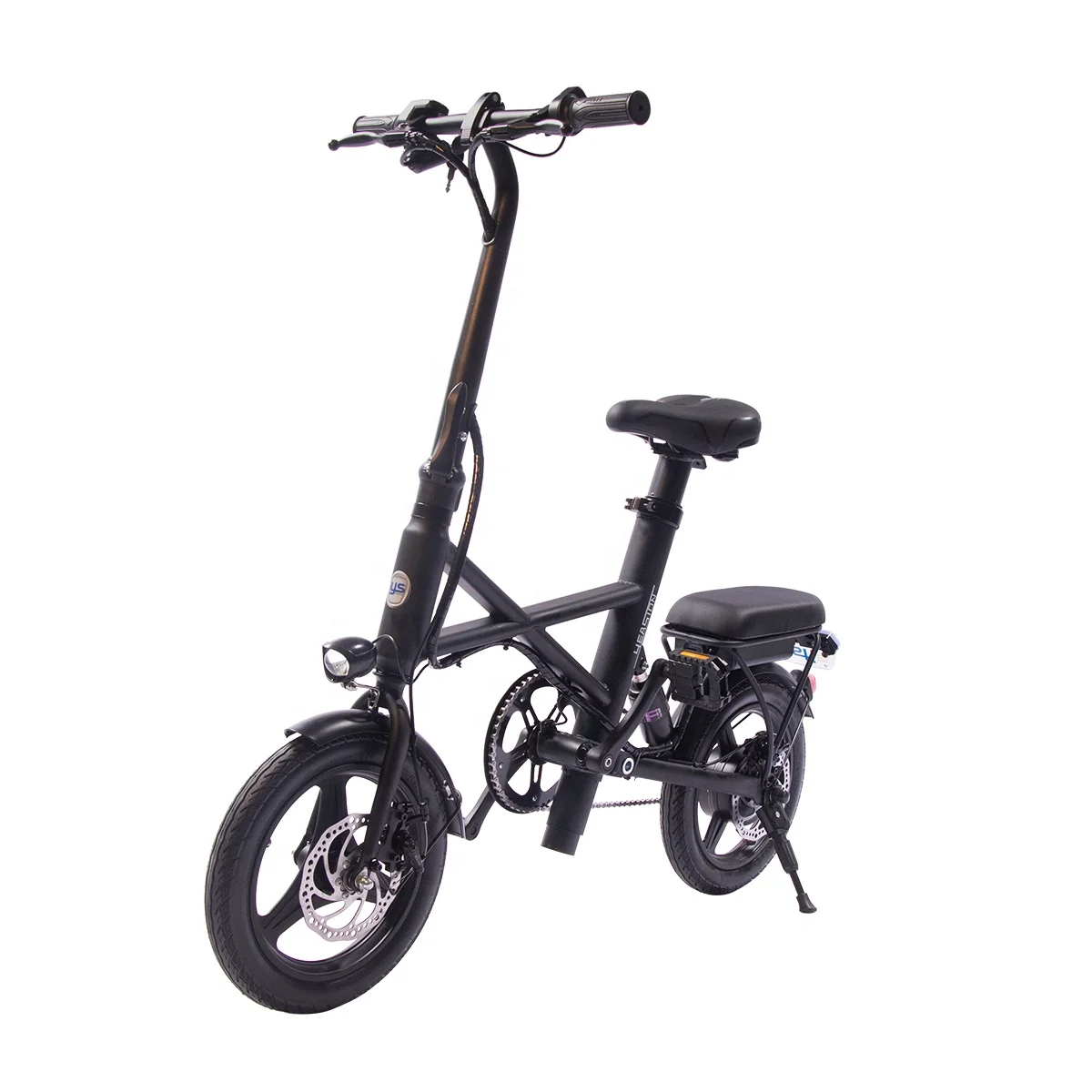 Yeasion Cheap Price Folding Ebike 250W 48V Mini E Bike Foldable 14 Inch Dual Suspension Ebike
