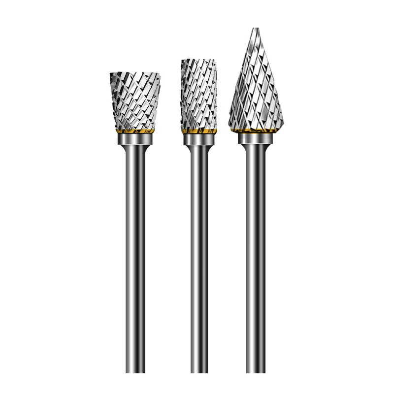 Factory Wholesale Grinders Accessories Tungsten Carbide Steel Rotary File Set hard Alloy Cylindrical