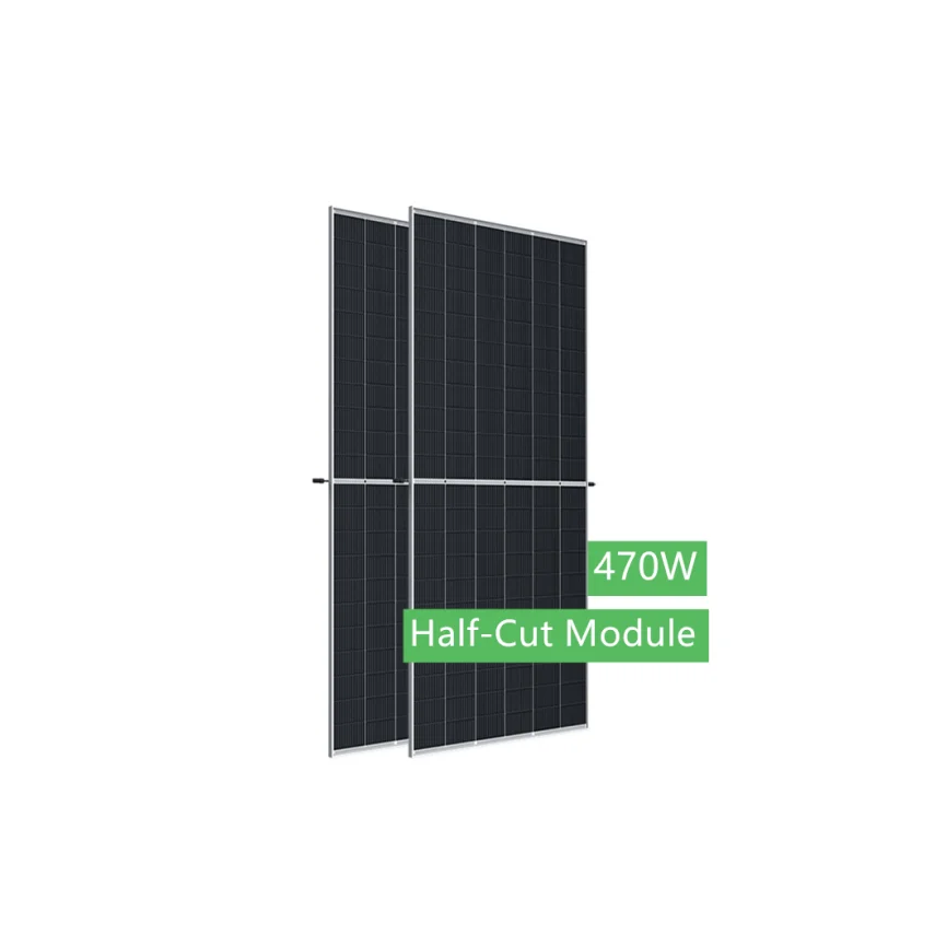 FOTOVO Solar module 470w Half-cut P-type solar module mono-crystalline mono-facial single glass solar power panel best product