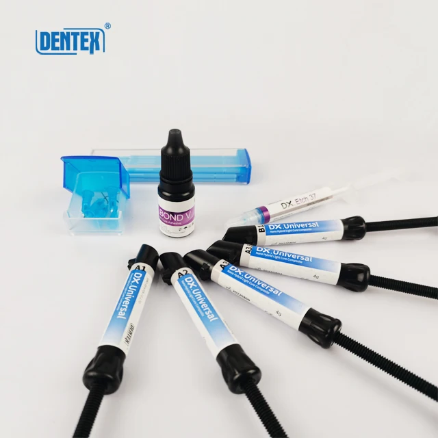 Filling treatment dental resin composite, light cure dental composite resin, universal composite for all teeth