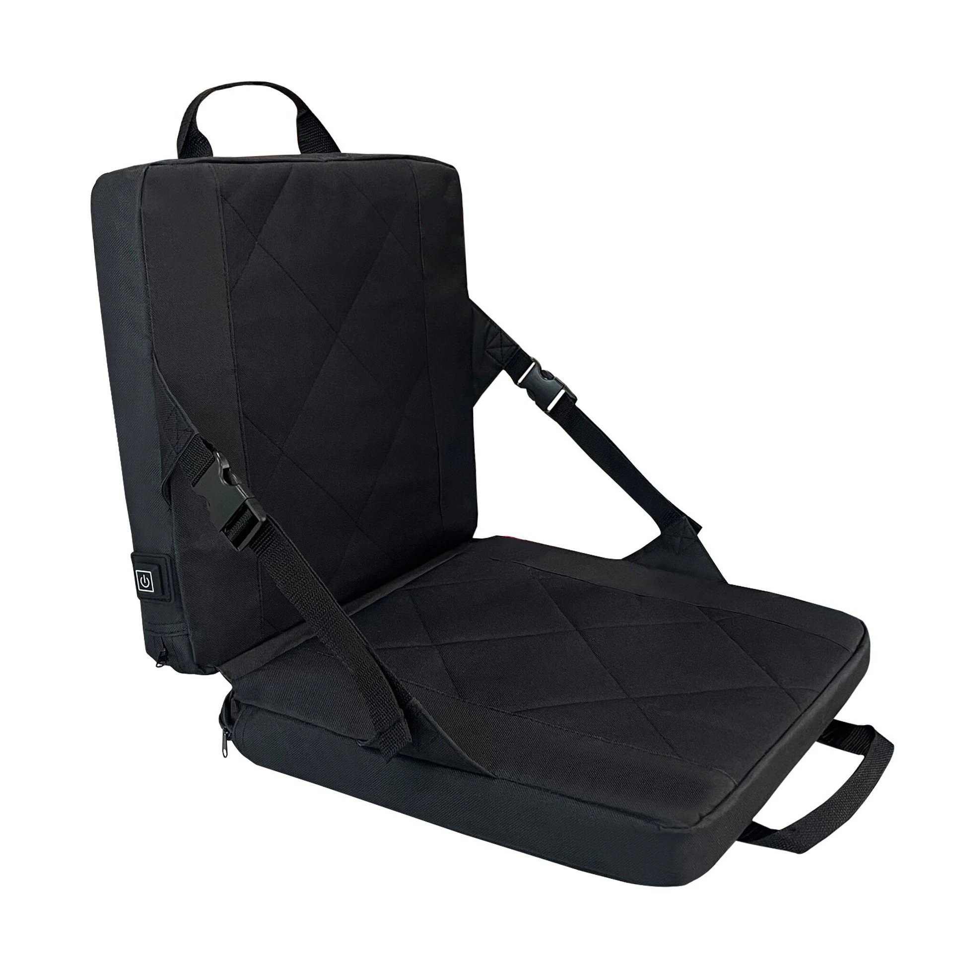 Portable Heating Cushion Backrest Chair Heating Cushion Camping Autumn Winter Heating Cushion Foldable Stadium Anti-dirty Mat