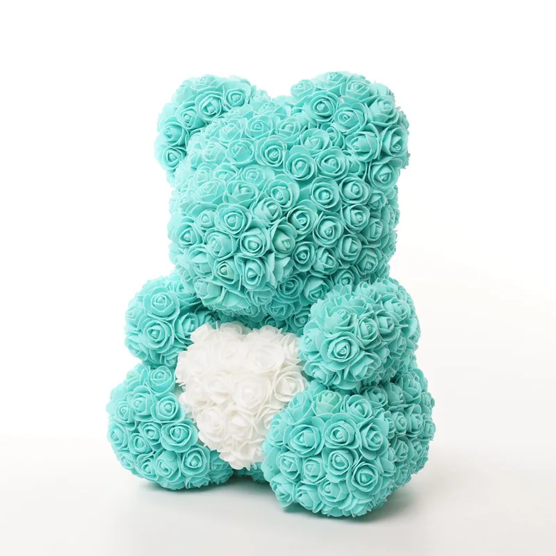 2021 New Year gift rose bear 40 cm decoration 25 cm teddy bear for Children