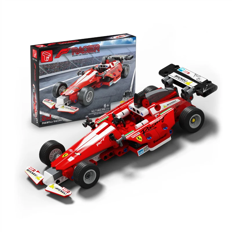 Форма King Return Formula гоночный автомобиль пластиковый строительный блок игрушки лего автомобиль совместимый Лидер продаж Блок Детские игрушки