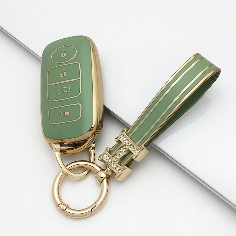 Factory direct sale good quality waterproof soft tpu car key case cover for toyota DAIHATSU/Perodua series car key accessories