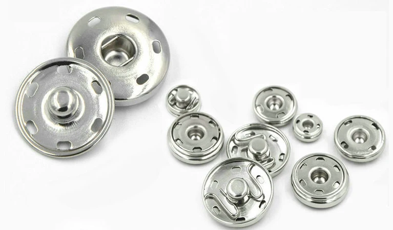 metal Sewing Snap Button Hidden 2 Part snap button fastener sew press button for coat