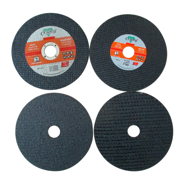 Abrasive Manufacturer Resin Disc Cutter 4 Inch Metal Abrasive Cutting Disc for Stainless Steel