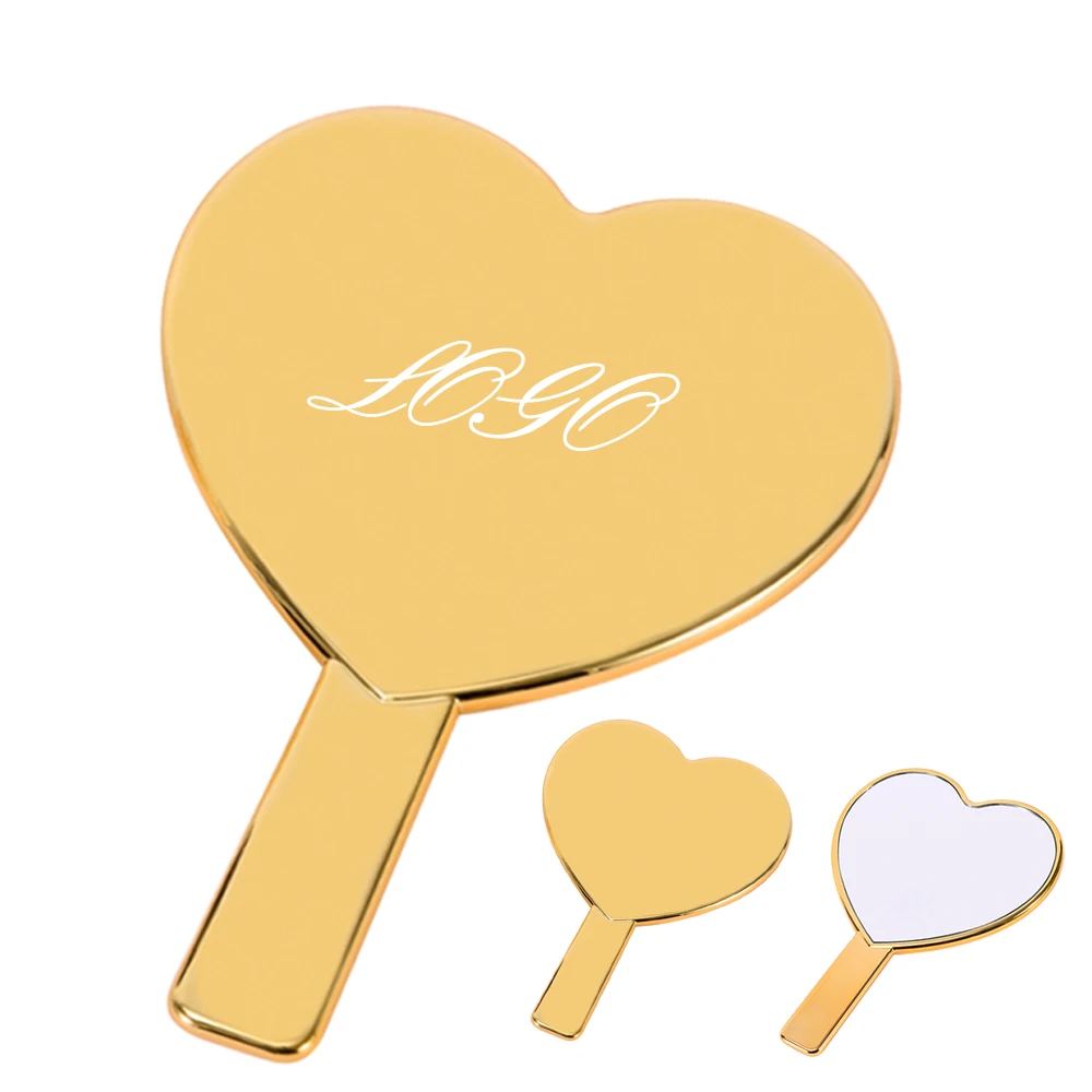  HdA2Heart индивидуальный логотип принцесса милое сердце зеркало для рук в форме сердца