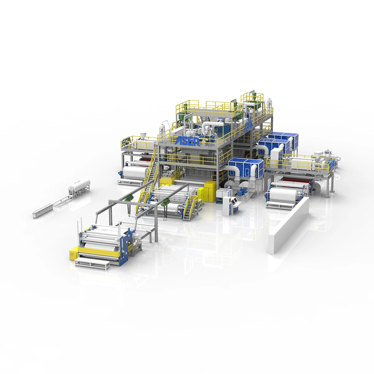 3200mm Spunbond  Nonwoven Fabric Making Machine manufacturer