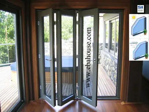 aluminium frameless casement door/commercial glass entry door main gate design