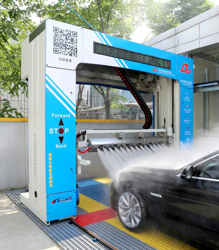 Leisuwash DG smart model with wheel brush automatic Robot touchless car wash machine