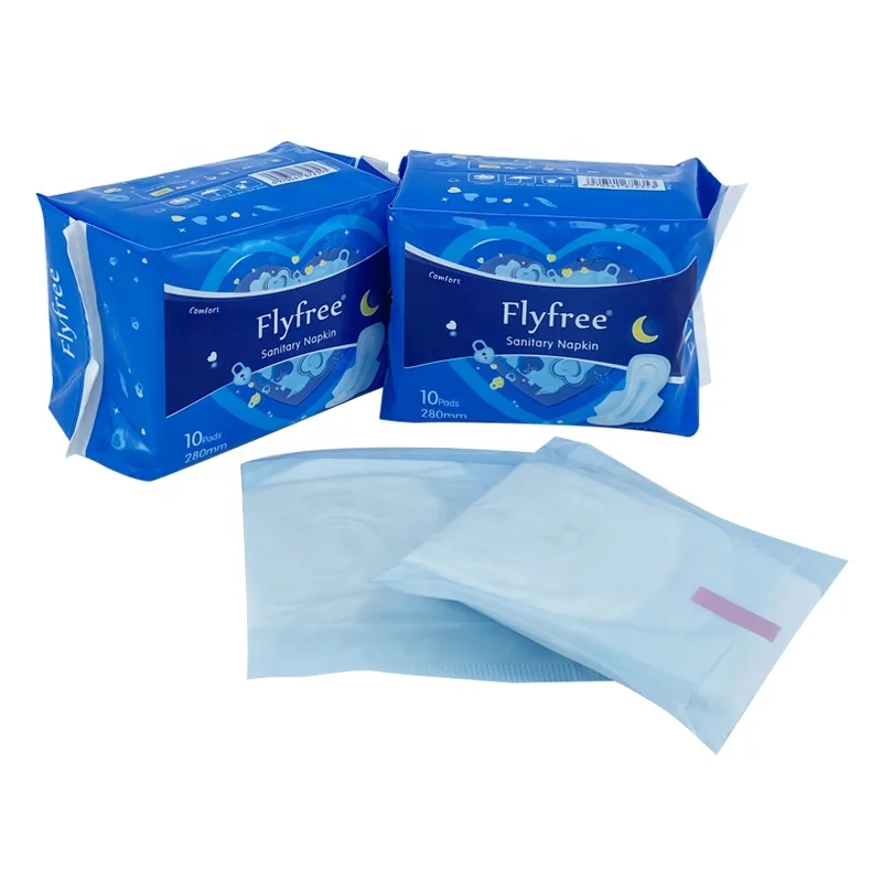 Daily Use Feminine Pads Wholesale Manufacturer Super Breathable Anion Winged Sanitary Napkin