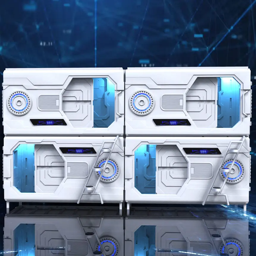 Звукоизоляционные подставки для сна, двухъярусная кровать, контейнер, космические капсульные гостиничные кровати для продажи