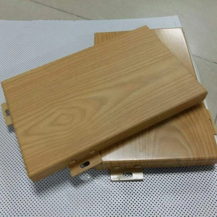Guangdong Foshan Exterior Aluminum Panel Cladding Wall Systems Wall Cladding Design Wooden Facade